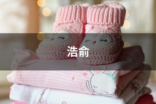 浩俞