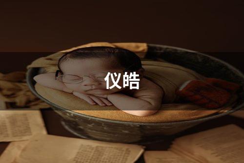仪皓